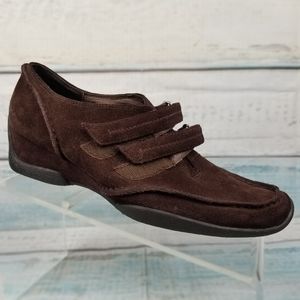 Aerosoles Turbo Womens Brown Low Wedge Flats 8.5
